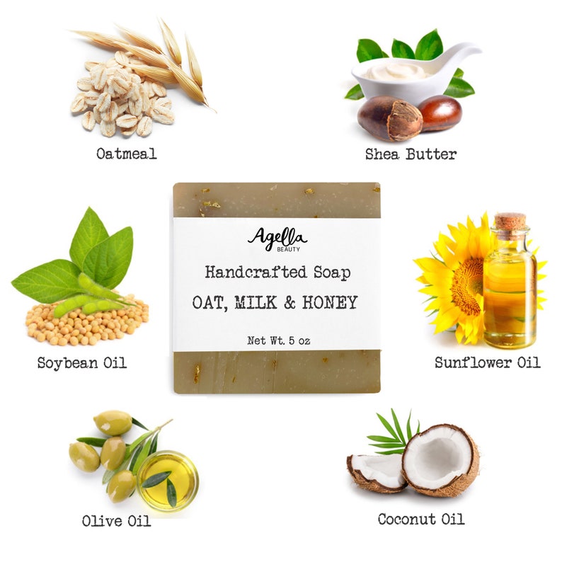 Oatmeal Milk Honey Soap
