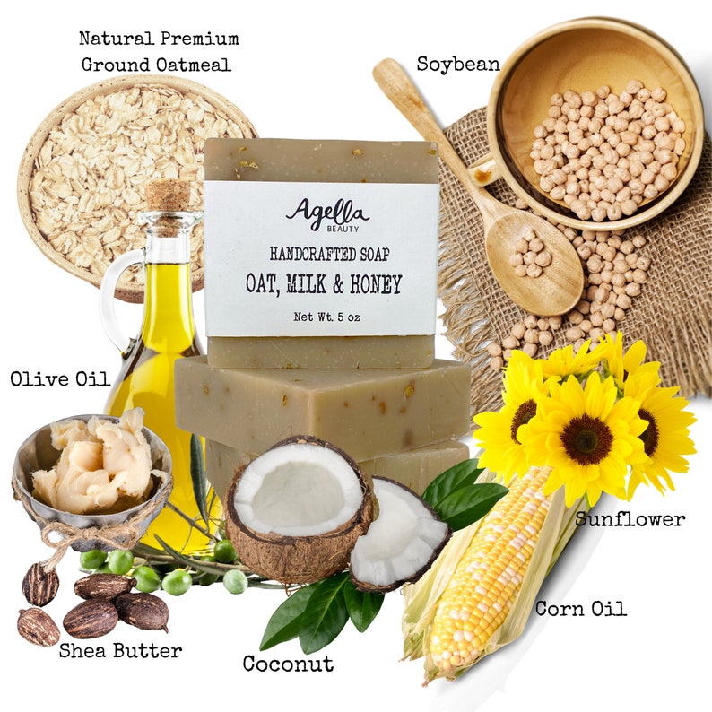 Oatmeal Milk Honey Soap