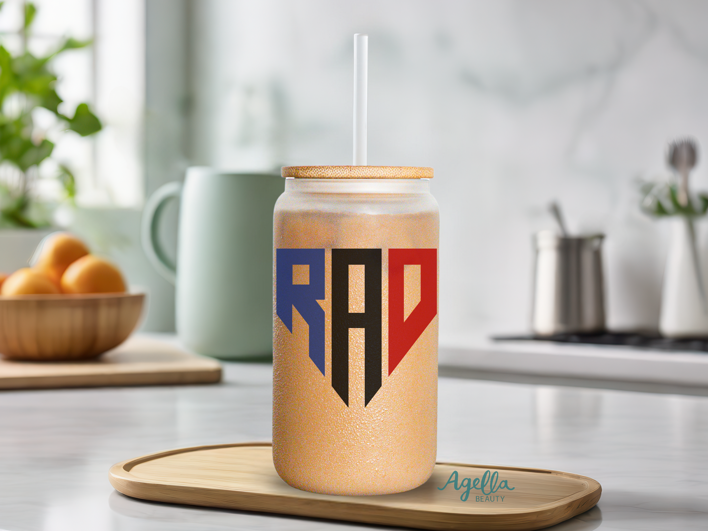 Custom Made Iced Tea Glass Can