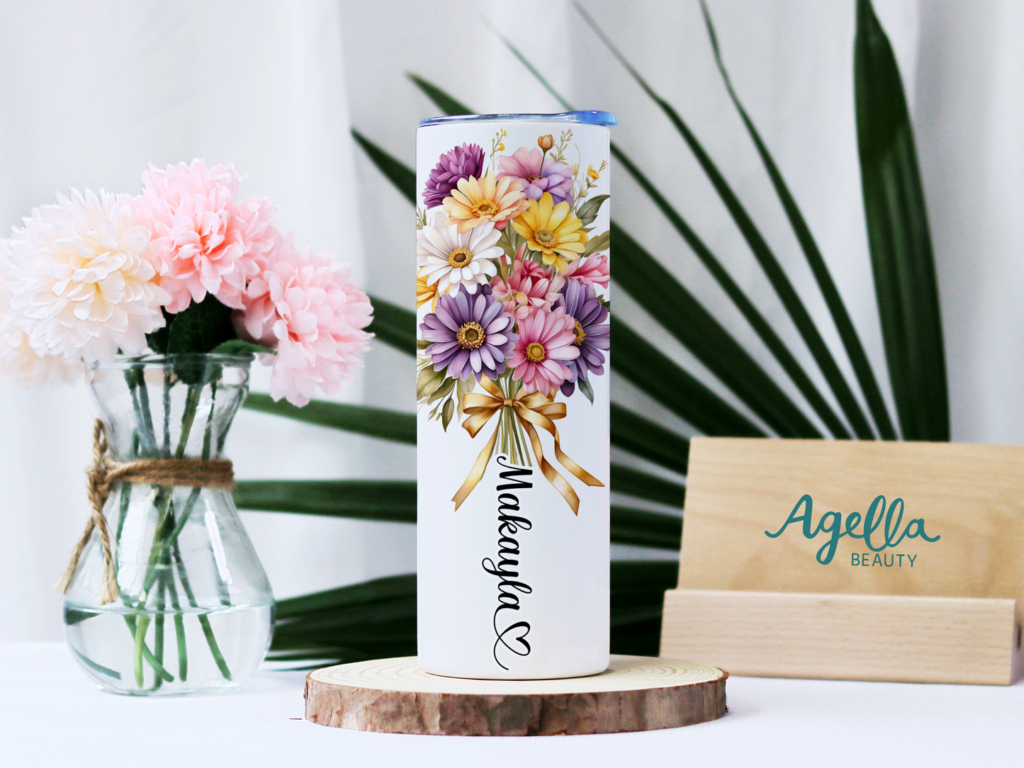 Birth Month Flower Tumbler - April