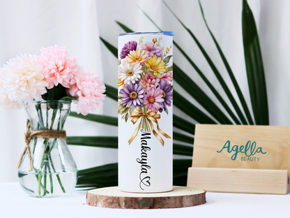 Birth Month Flower Tumbler - April