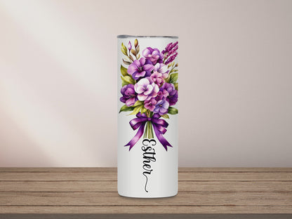 Birth Month Flower Tumbler - February